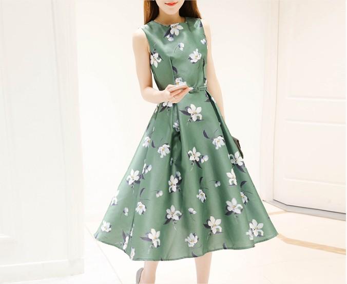 XẢ HÀNG TỒN-ĐẦM XÒE DỄ THƯƠNG, DẠO PHỐ, DỰ TIỆC HỌA TIẾT HOA CHO PHÁI ĐẸP -GFH