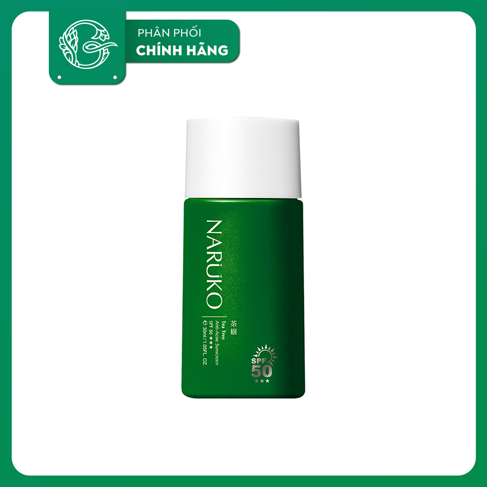 Kem chống nắng naruko tea tree anti acne sunscreen spf50/pa+++