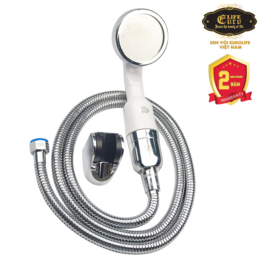 Bộ tay dây sen siêu tăng áp lõi lọc Nano Eurolife EL-109SH-N