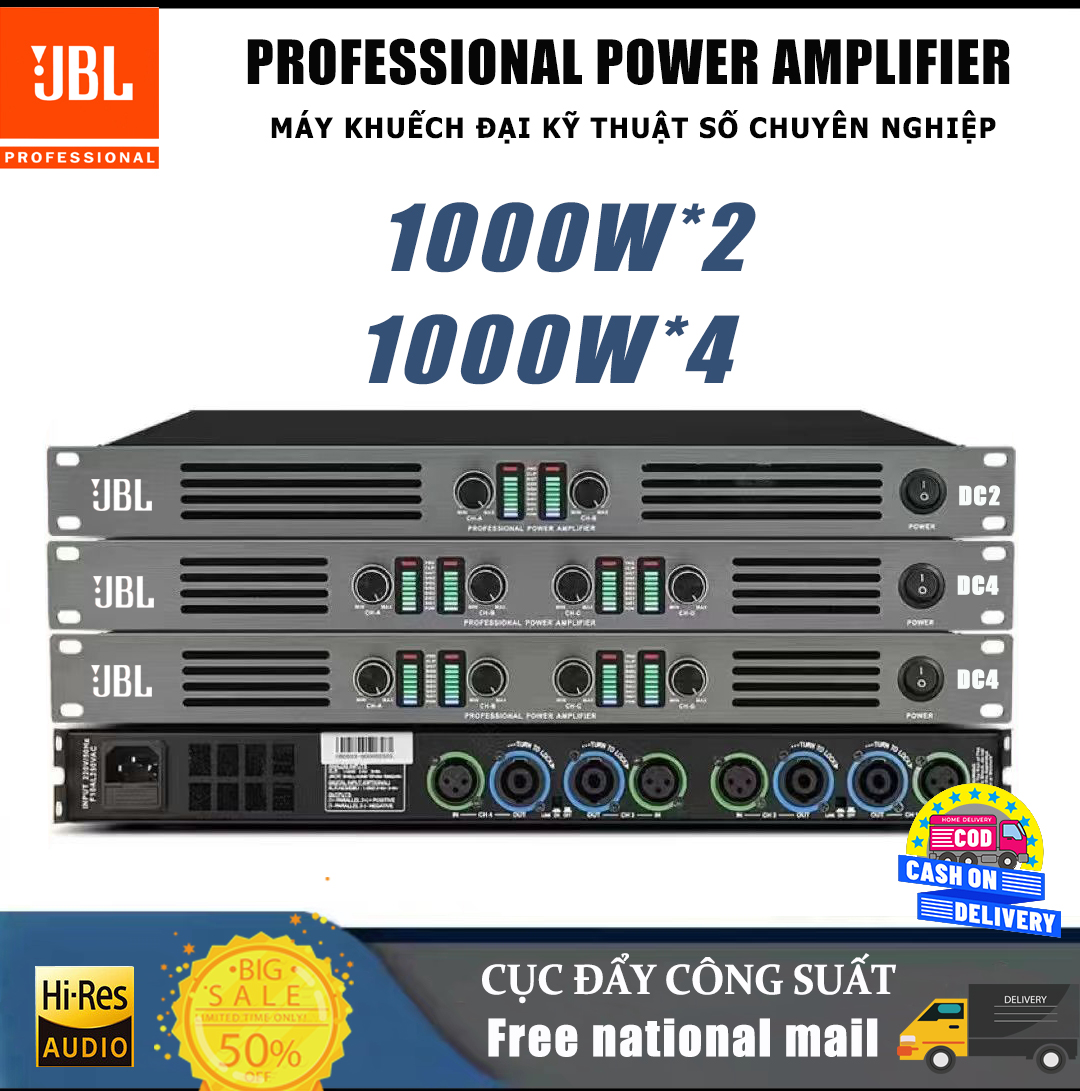 Jbl dc2 dc4 cục đẩy công suất 2 kênh 4 kênh