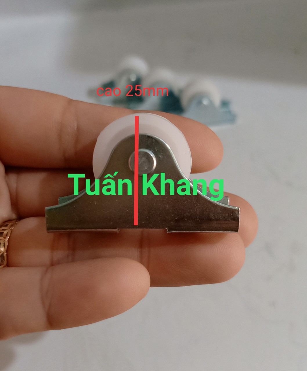 Combo 4 cái bánh xe 25mm cố định ( 1 hướng )