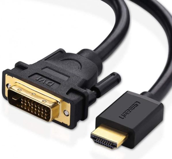 Dây cáp chuyển đổi 2 chiều cổng HDMI sang DVI-D 24+1 pin 4K chuyên dụng 1.8M-SKU-C241