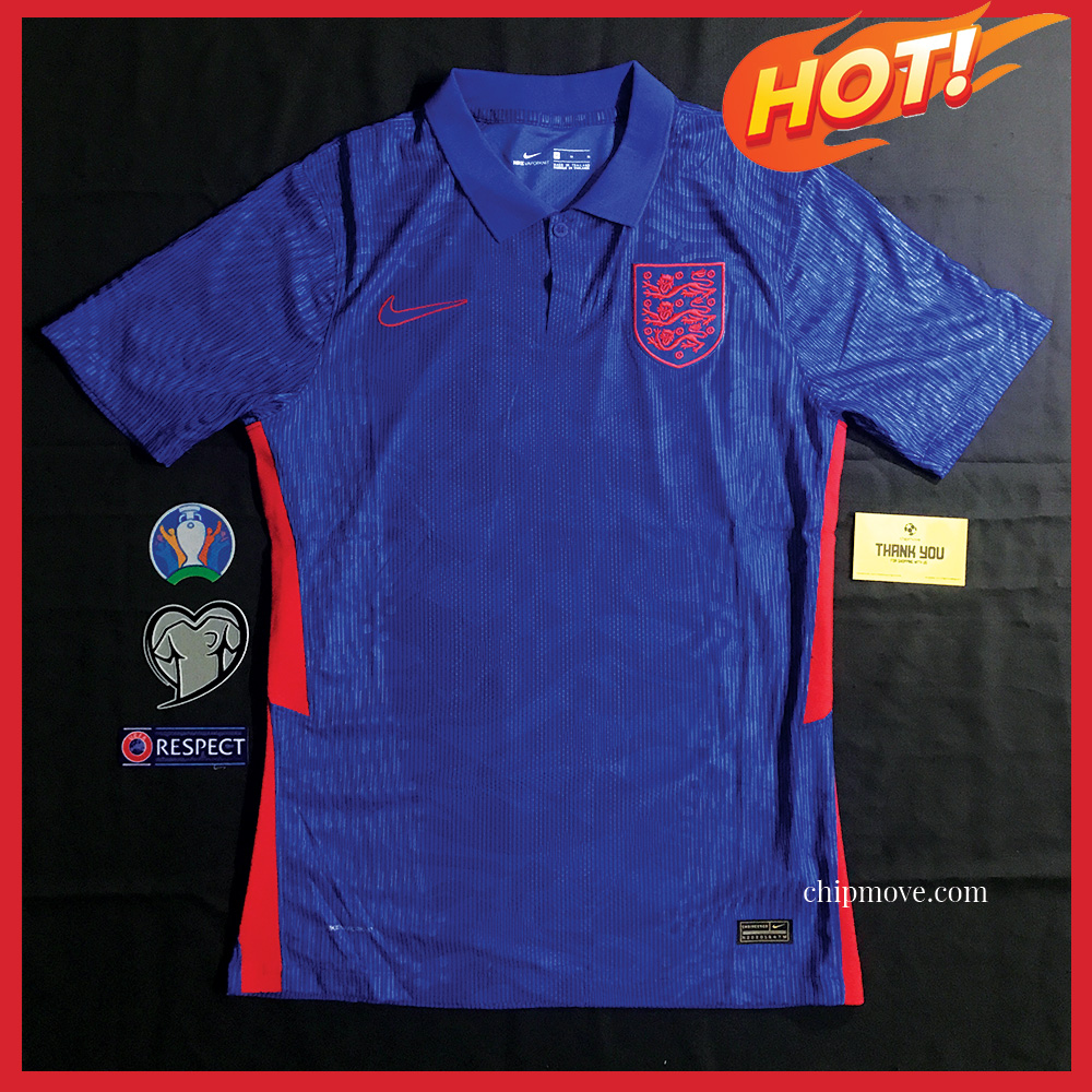 [BẢN PLAYER] Bộ áo bóng đá Tuyển anh sân khách mùa giải mới 2021 Thái cao cấp