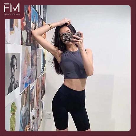 Quần ngố legging nữ trơn basic đơn giản cá tính chất thun co giãn thoải mái - FORMEN SHOP - FMHN006