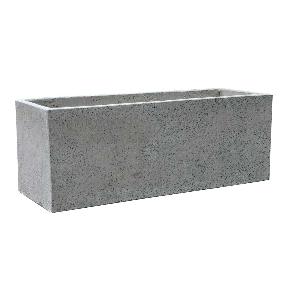 Chậu xi măng đá mài chữ nhật 100x40x40 cm