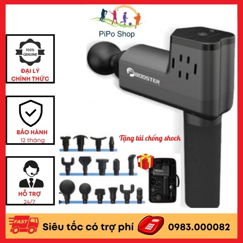 Booster T ❇Chính Hãng,12 tháng Bảo hành❇️ Máy massage cầm tay Booster giảm đau nhức cơ bắp nhanh chóng, sự lựa chọn hoàn hảo với mọi gia đình