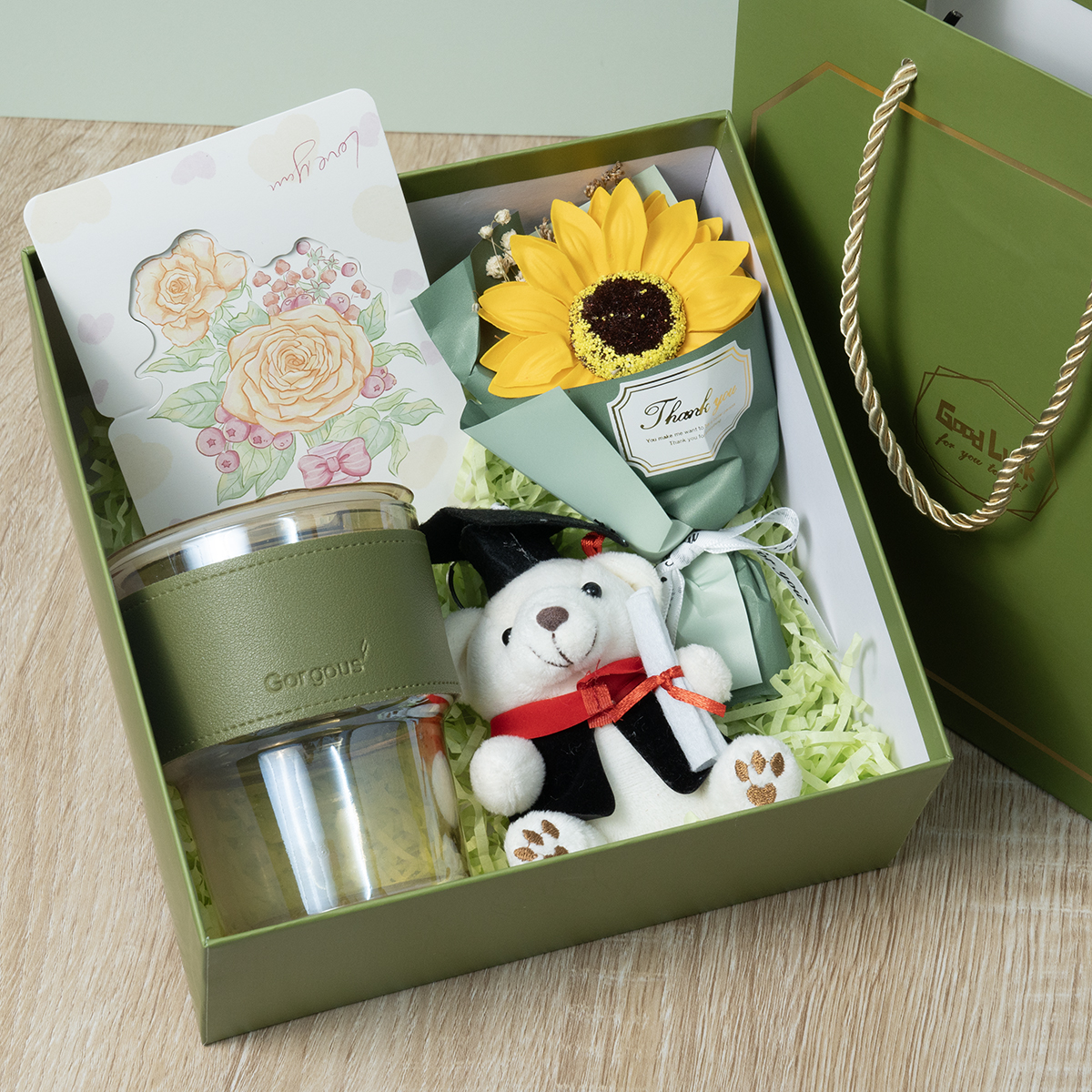 Good luck birthday graduation gift set-many cute options - 3