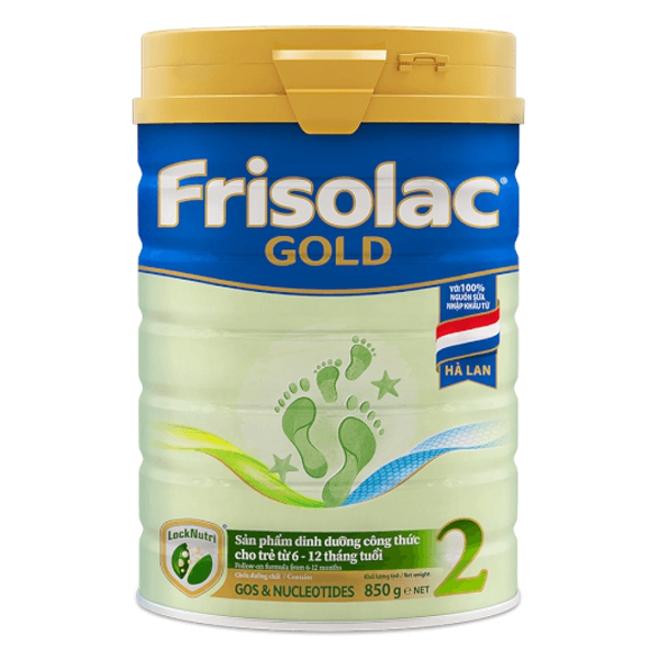 Sữa Frisolac Gold số 2 850g 6-12 tháng