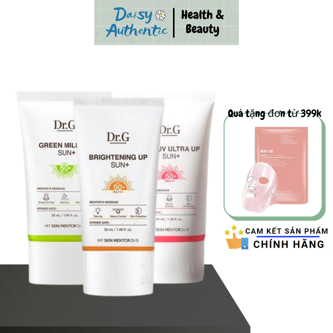 Kem chống nắng dr. g brightening up sun+ spf50+ - làm sáng da