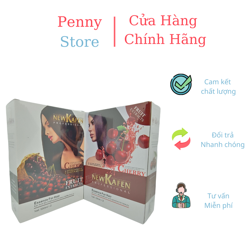 Thuốc nhuộm đen, nhuộm nâu thảo dược New Kafen - Phủ bạc 90:100% (Túi 500ml*2)