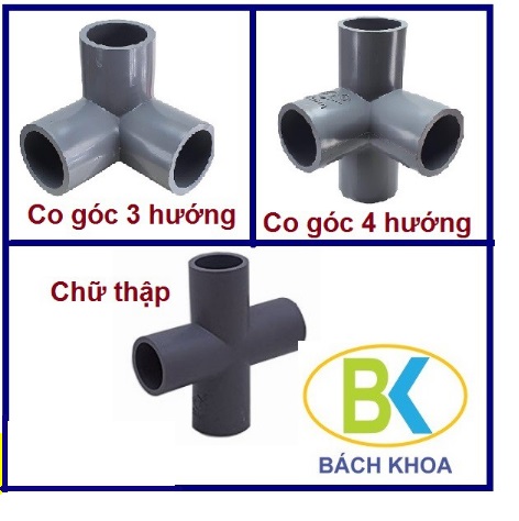 Set 2 cái Co góc 3, 4 hướng chữ thập phi 21/ 27 / 34
