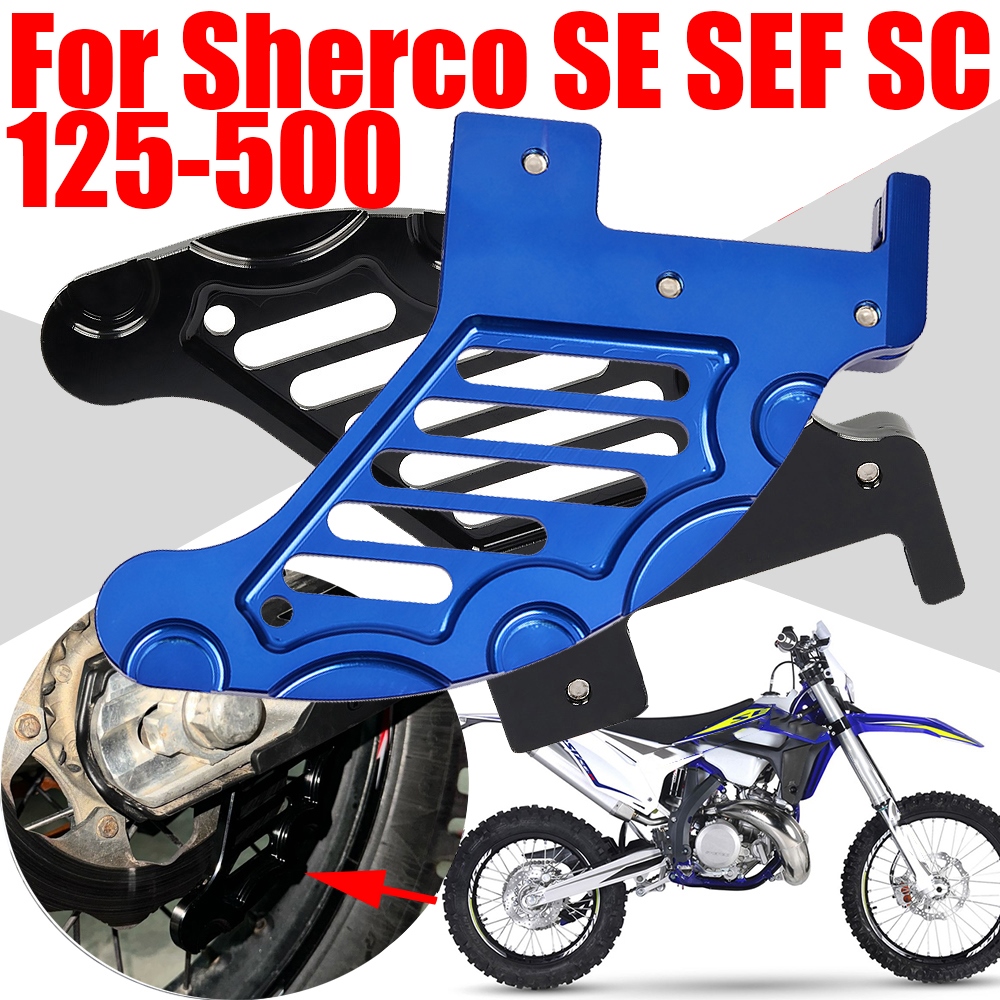 uijuhi♞ For Sherco 125 250 300 450 500 SEF SE-F R Factory 300SE 250SE 300SC Motorcycle Accessories Rear Brake Disc Guard Protector