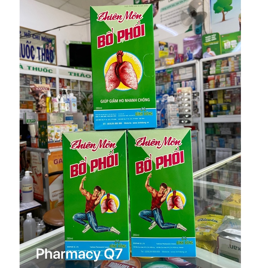 Chai lớn lô mới thiên môn bổ phổi bình đông chai 280 ml thien mon bo phoi