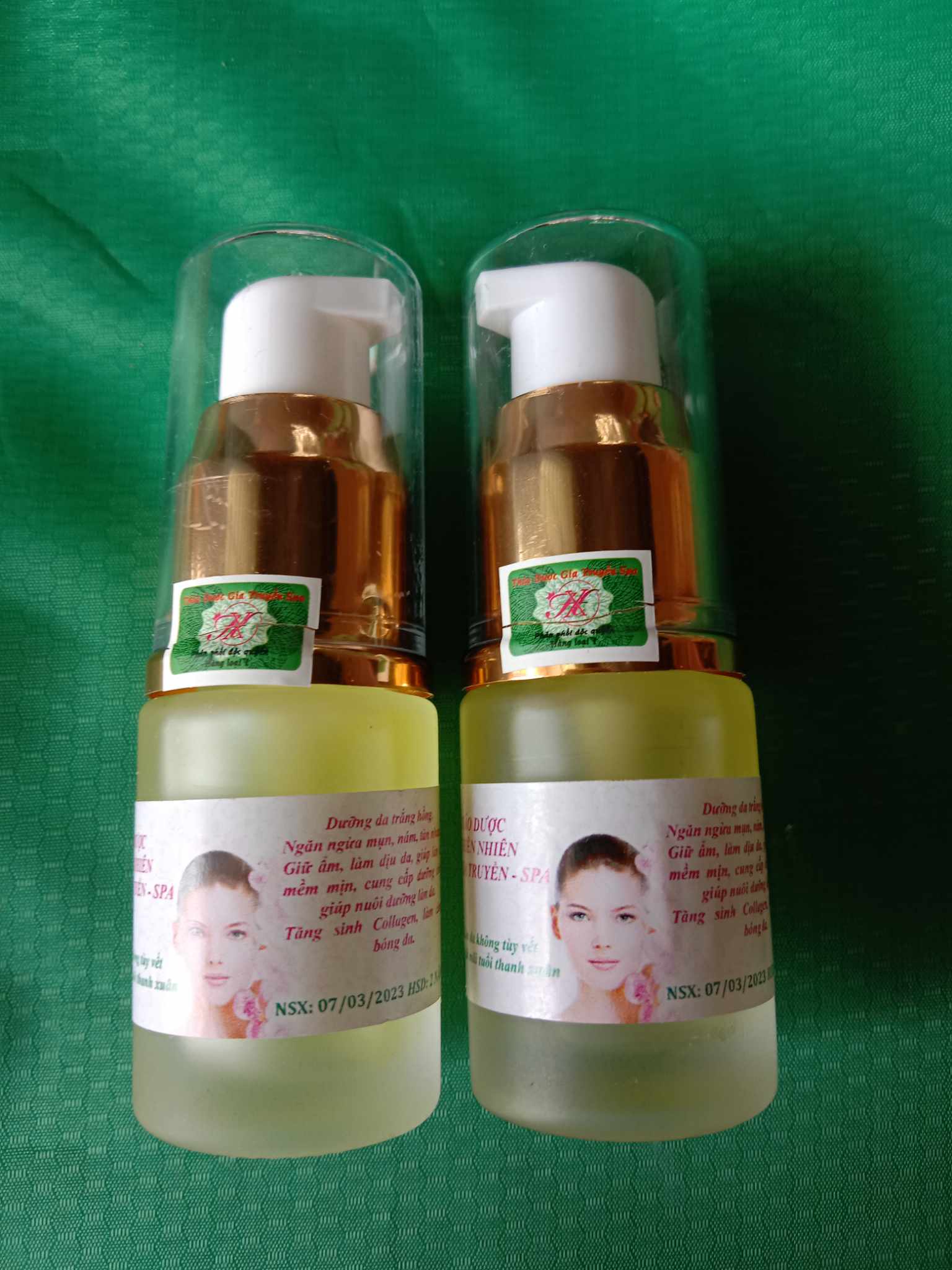 2 chai serum dưỡng da loại 1