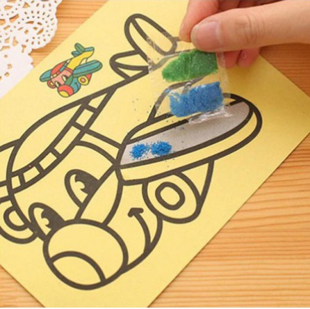 Tranh Cát Cho Bé Yêu Hội Họa(Họa Tiết Ngẫu Nhiên)