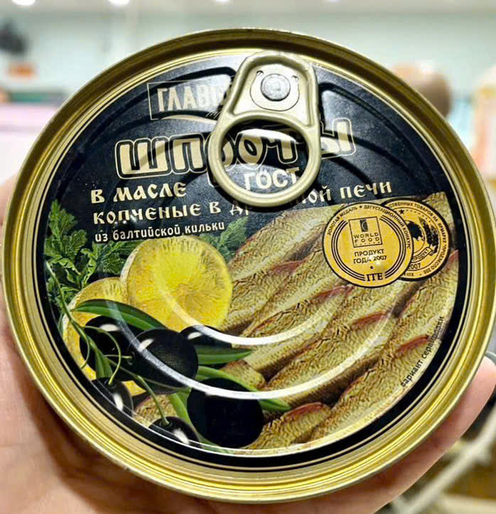 Cá trích ngâm dầu 160gr hun khói vitafish premium