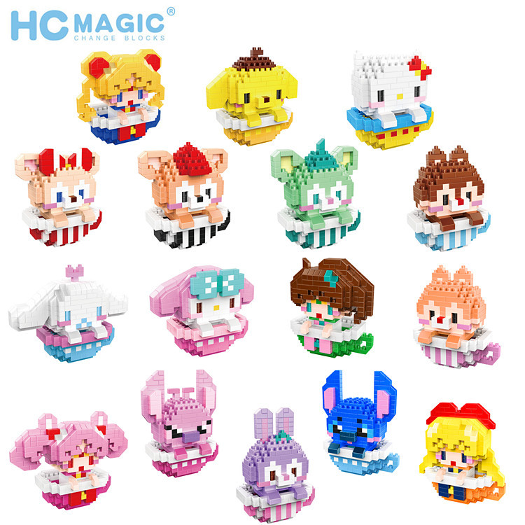 Đồ chơi xếp hình 3d hc magic - mini chibi