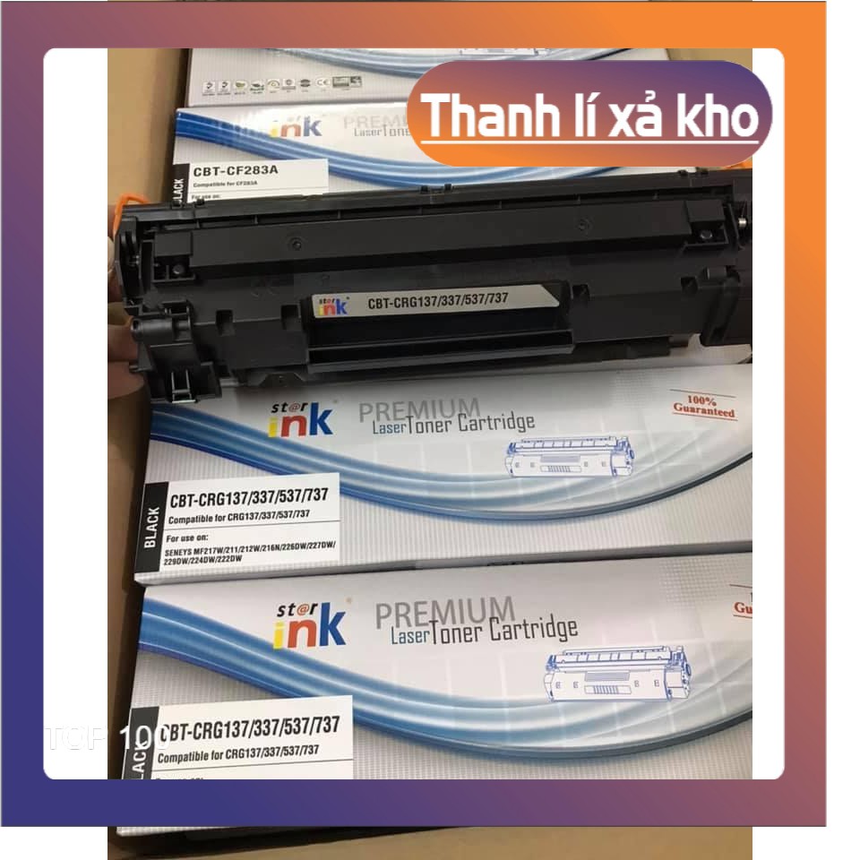 Hộp mực Star-ink 83A /337 dùng cho máy in HP, Canon 212, 151, 226, ... Có lỗ đổ mực và mực thải - Hàng chính hãng có hộp