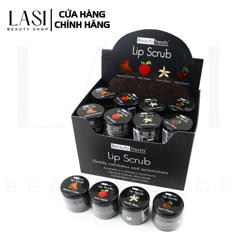 Tẩy tế bào chết môi Beauty Treats Lip Scrub (4 mùi hương) Thơm vị hoa quả tự nhiên