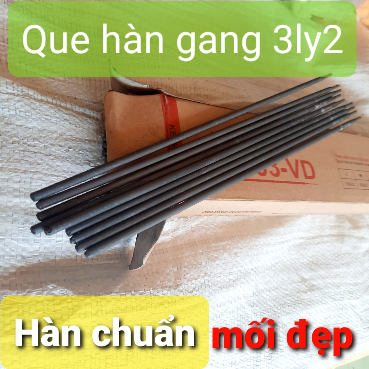 Combo 10 que hàn gang 3li2- que hàn chuẩn