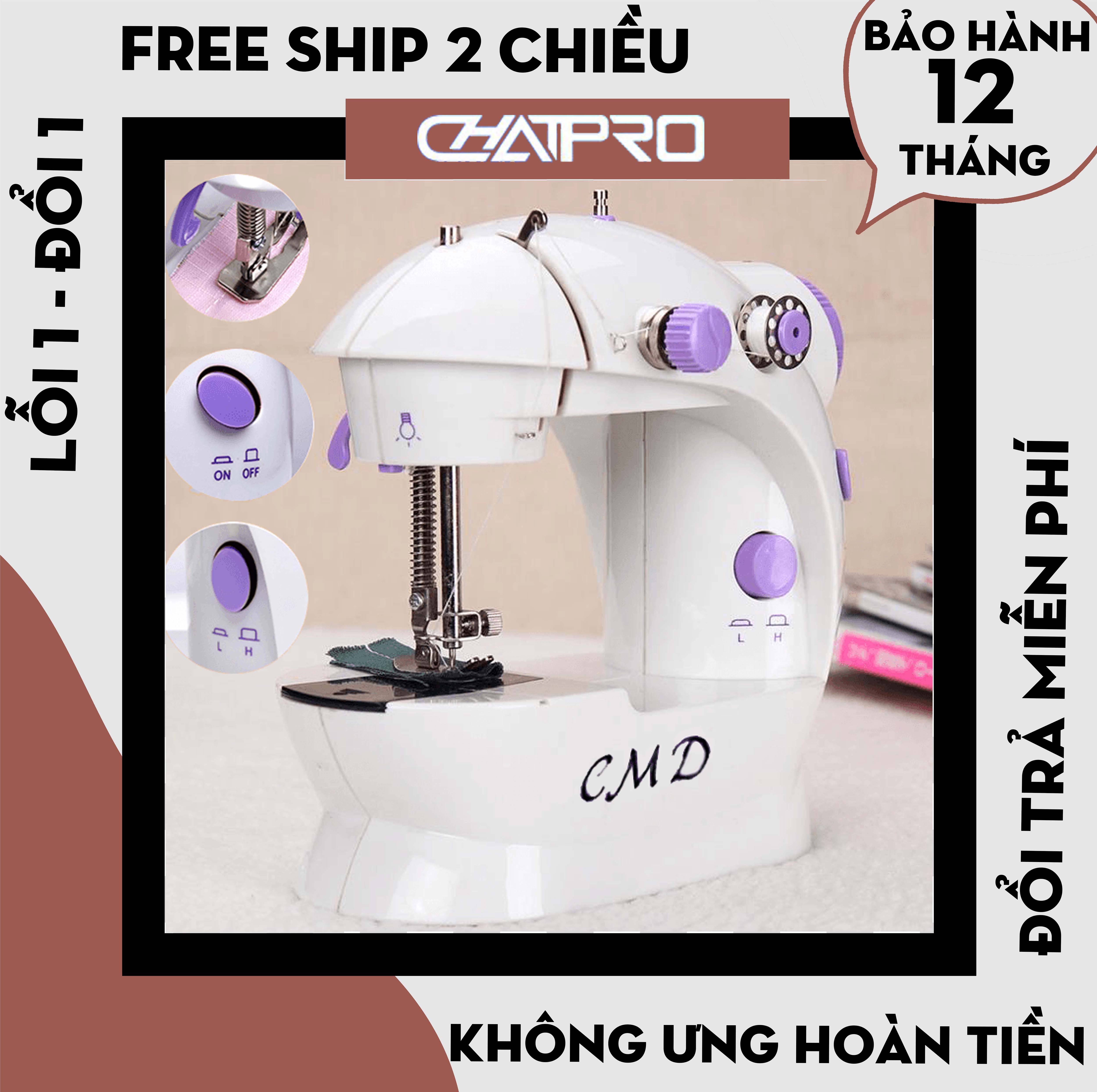 Máy may mini gia đình machine 202 cmd mẫu 2019