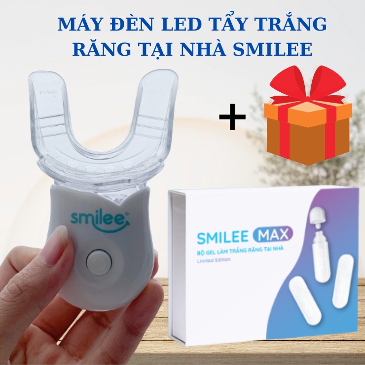 SMILEE- Máy Đèn LED làm trắng răng tại nhà Smilee Max- -Sử dụng 5 năm