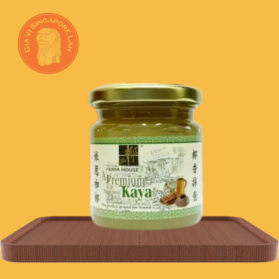 HSD/EXP: 5/2/2027 Nonya - Mứt Kaya, ca dé vị lá dứa ăn với bánh mì nướng, làm bánh hũ 240g nhãn Hàn Quốc 카야그린 - Singapore Lah