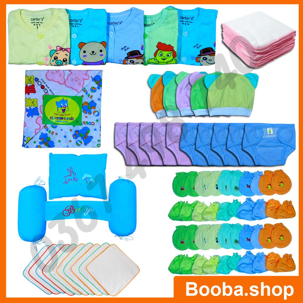 Combo 72 món đồ dùng cho bé sơ sinh từ 2-8kg 72adm - booba.shop