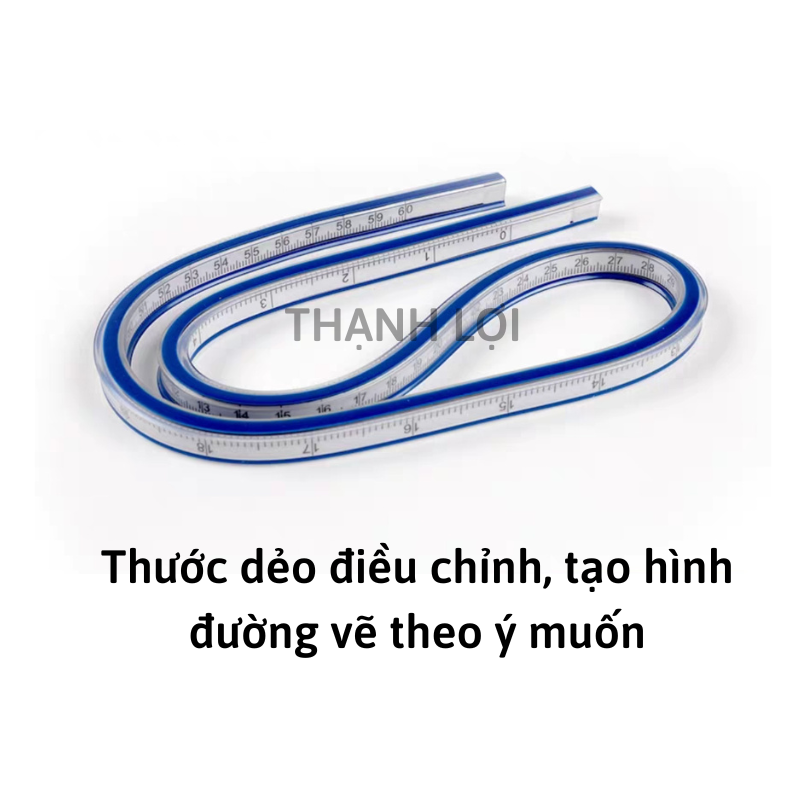Thước dẻo tạo hình đường vẽ theo ý muốn