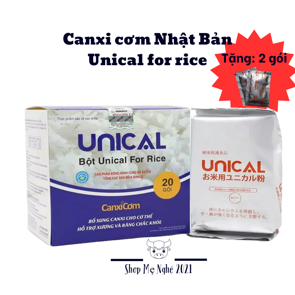 Canxi cơm- Unical for rice Tặng kèm 2 gói