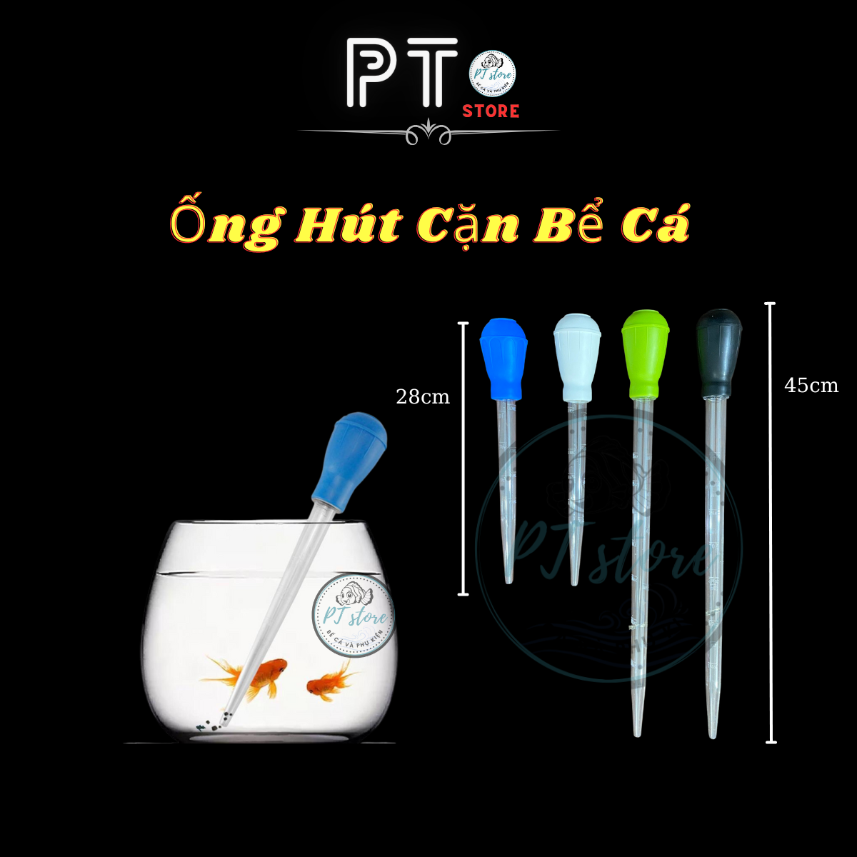 Ống hút cặn,hút bụi bẩn,hút phân cho bể cá thủy sinh,