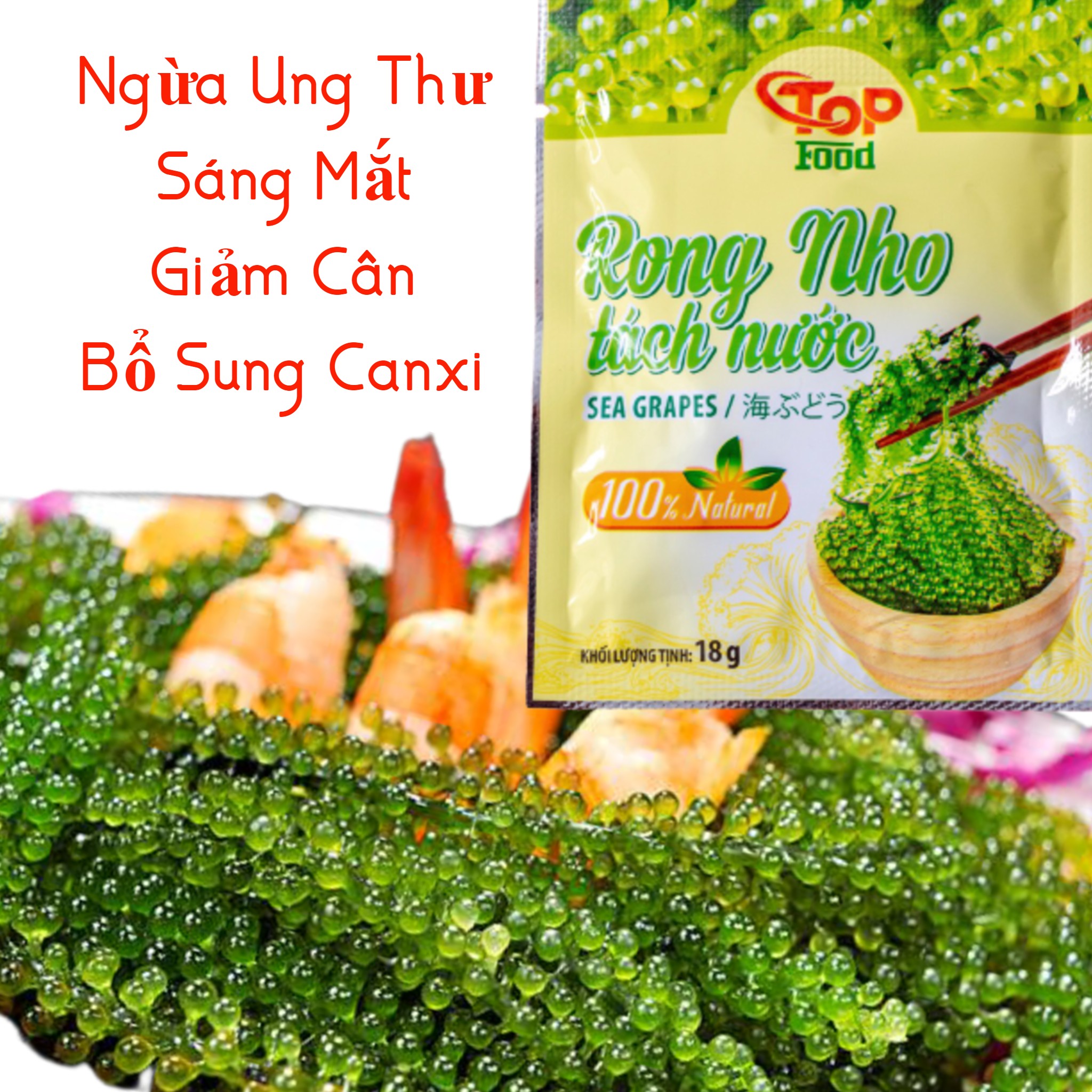 Rong nho Top Food 18g