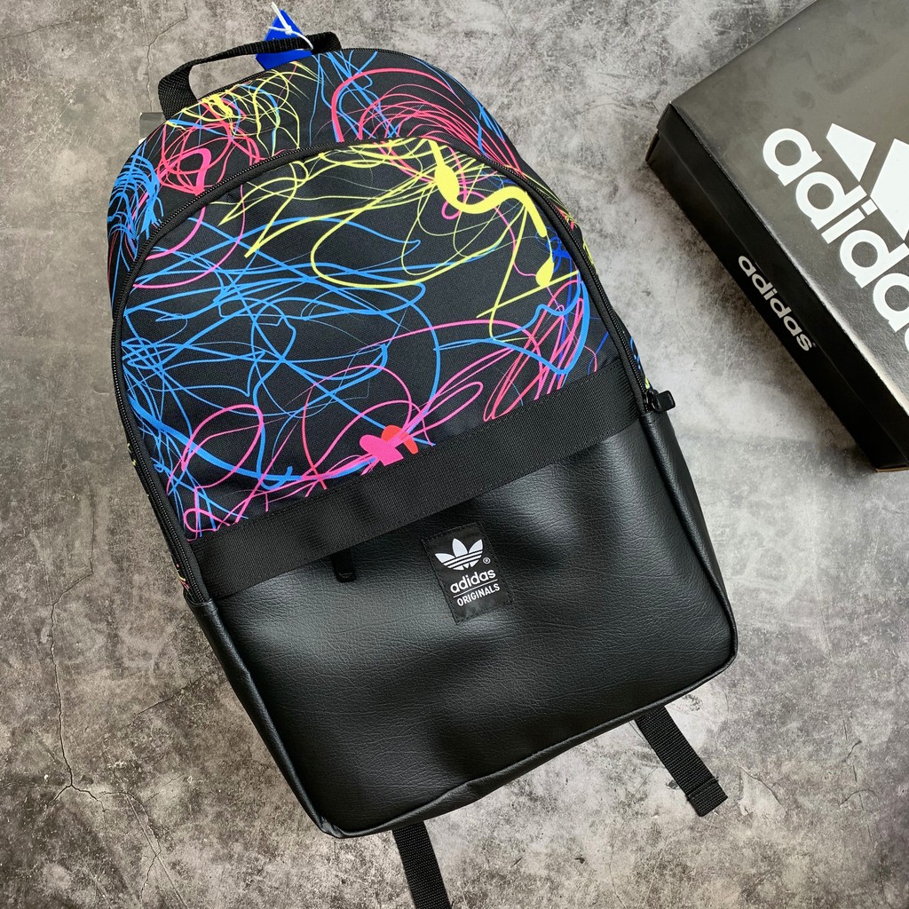 ⚡️ balo adidas originals essentials black multicolor | ảnh thật | hàng có sẵn