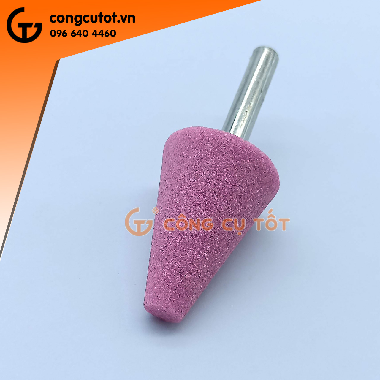 Mũi đá mài lốp hình nón cụt Φ25mm cốt 6 ly