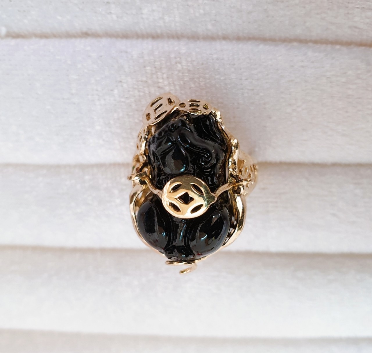 [FREESHIP + MÀU NGUYÊN CHẤT KHÔNG XI MẠ]Nhẫn Nữ  Tỳ Hưu Cao Cấp DDJ N15 MÀU VÀNG GIỐNG 18K – KHÔNG XI MẠ, TÁI SỬ DỤNG TRỌN ĐỜI, Phong Thuỷ Tài Lộc May Mắn - Thời Trang Sang Trọng Và Quí Phái Tôn Lên Vẻ Đẹp Của Phái Nữ, Trang sức