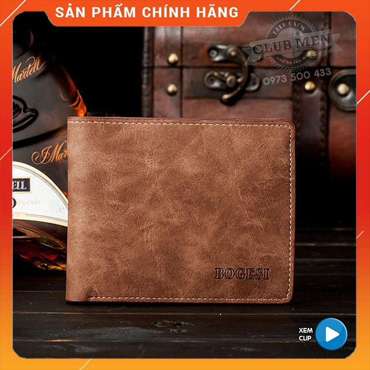 Ví da nam cao cấp - bh 12th - kèm hộp đựng