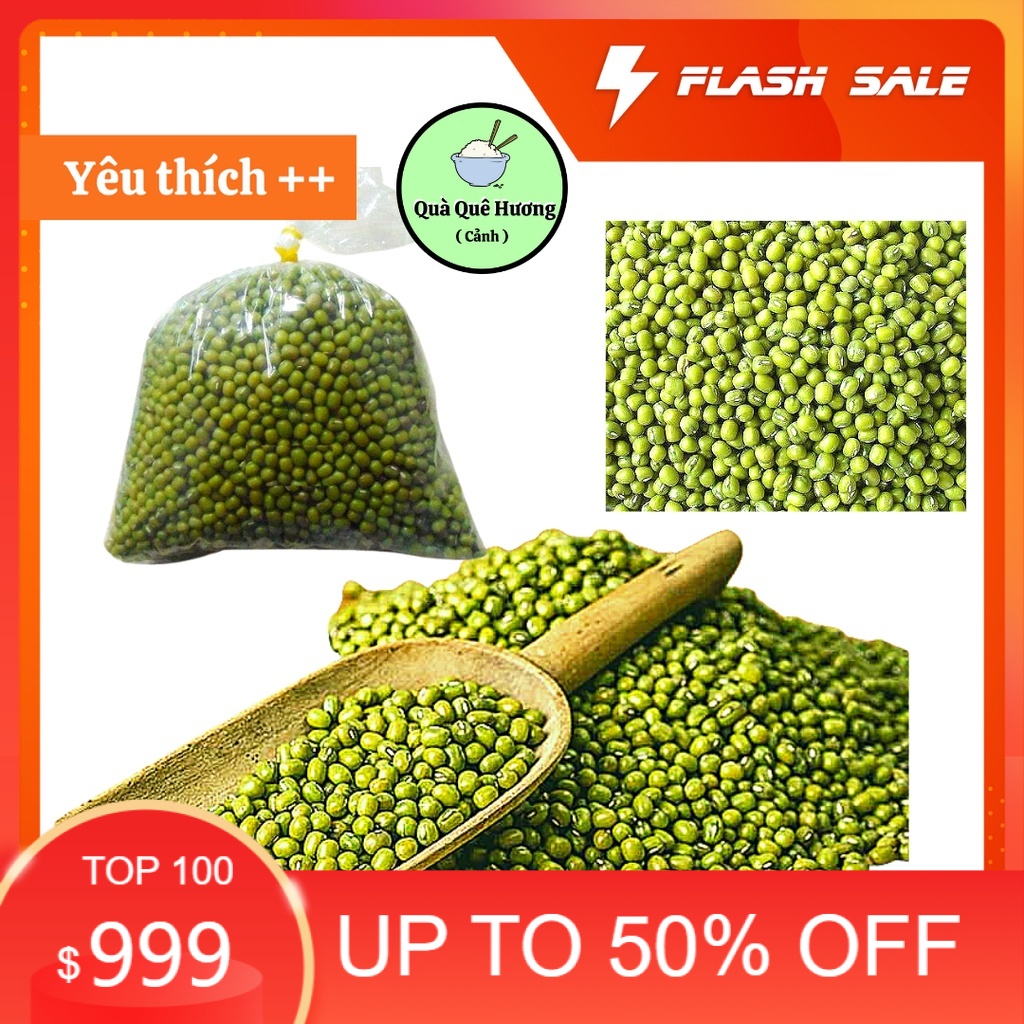 150g đậu xanh nguyên hạt đỗ xanh freeship 100% oganic nhà trồng