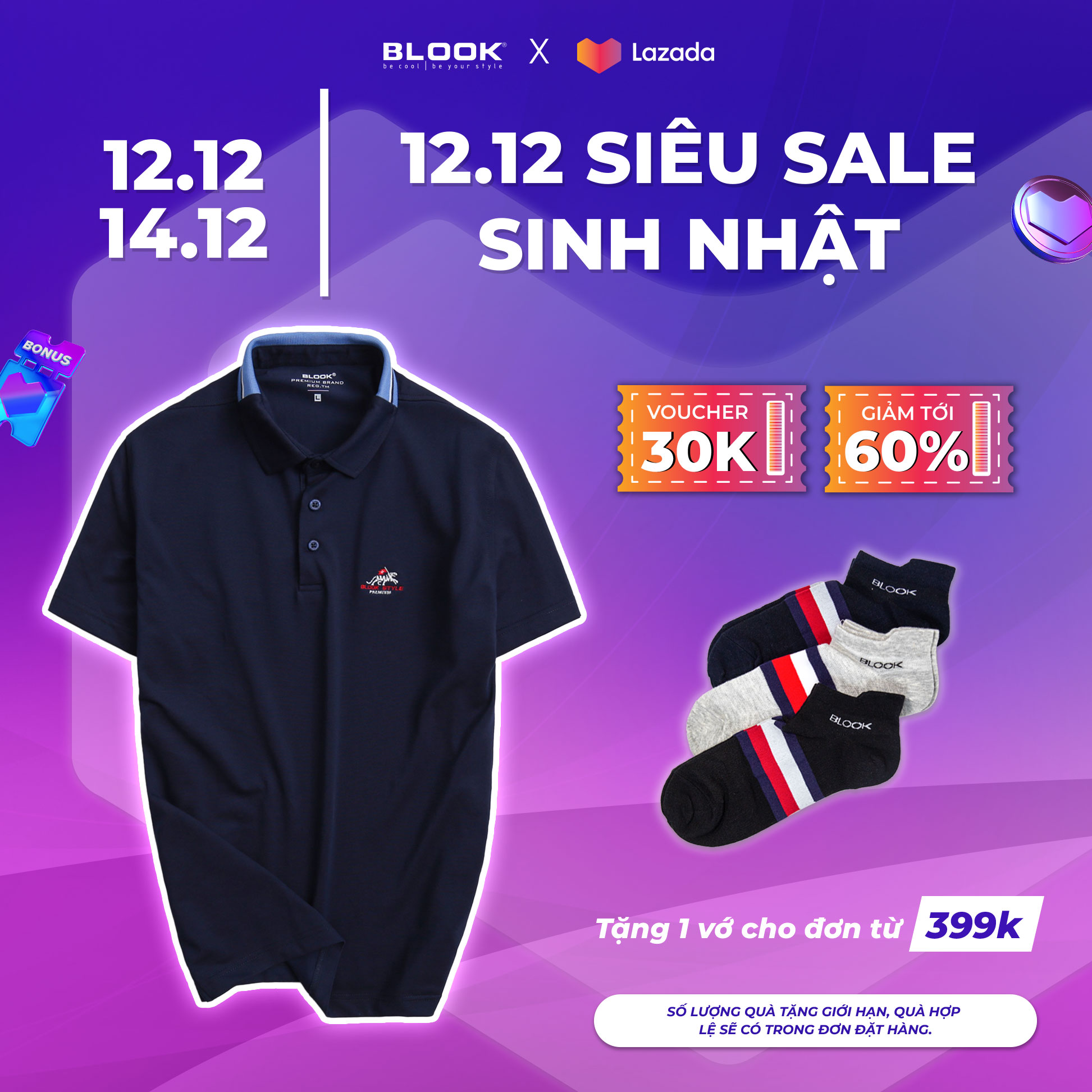Áo polo nam basic phối cổ BLOOK chất vải thun cá sấu cotton co giãn thêu logo hổ Màu Trắng 35566