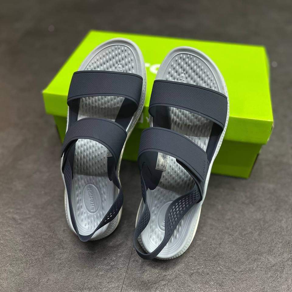 Giày dép crocsSandal nhựa cross literide 360 màu navy dành cho nữ
