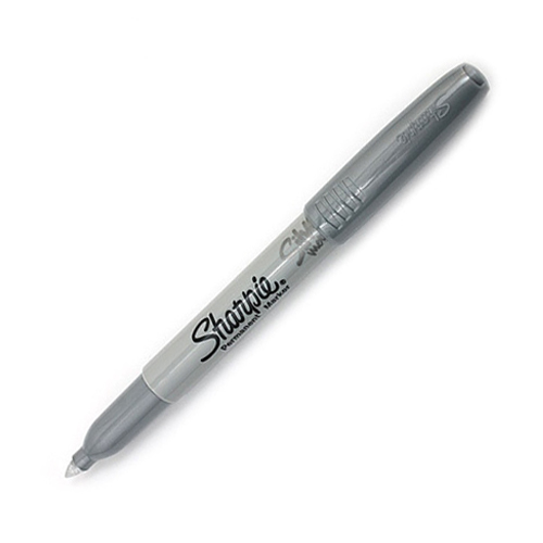 Bút lông dầu ánh kim Sharpie Metallic - Silver Nhũ Bạc