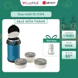 (Chỉ 23.04)Hộp cơm giữ nhiệt inox 304 Elmich EL8303 dung tích 2L