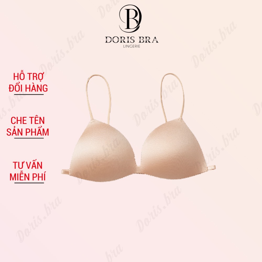 Áo bra nữ su đúc không gọng đệm mỏng dây mảnh đệm tim cao cấp nâng ngực nhẹ nhàng sexy - Doris.Bra