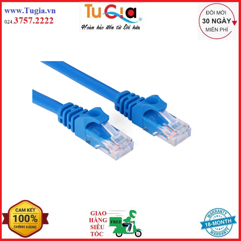 Dây mạng bấm sẵn 2 đầu cat6 utp patch cords dài 20m ugreen nw102 11206 - hàng chính hãng