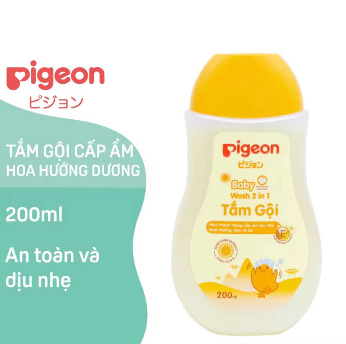 Sữa tắm gội pegion 2 in 1 chiết xuất hương hoa - chai 200ml