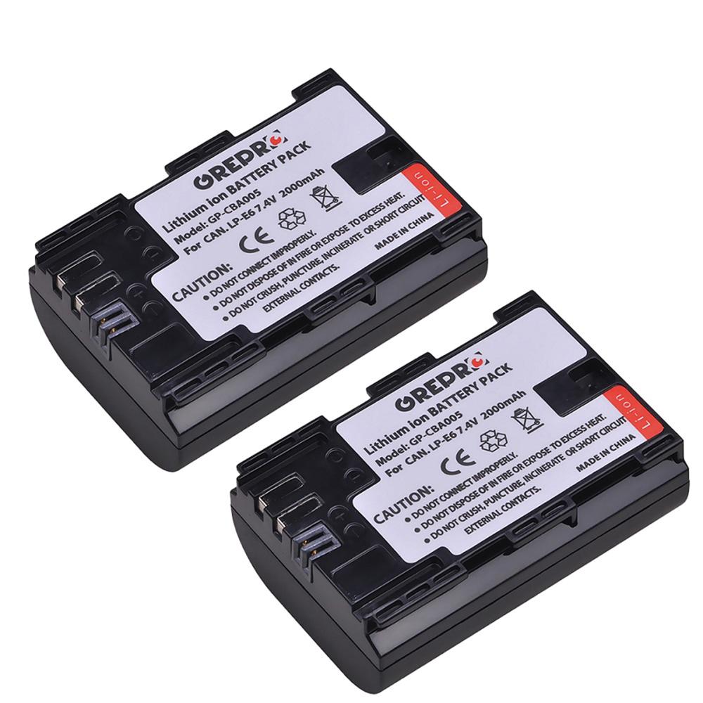 2x lp-e6 lpe6 lp-e6n lp e6 pin cho canon eos 5d mark iv 5d2 5ds r mark ii 2 iii 3 6d 60d 7d 7d2 7dii 70d