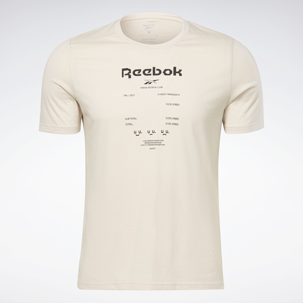 Reebok áo nam tập luyện speedwick move tee màu xám vữa gs6560