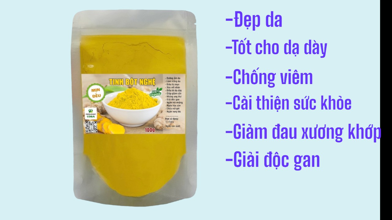 Tinh bột nghệ vàng