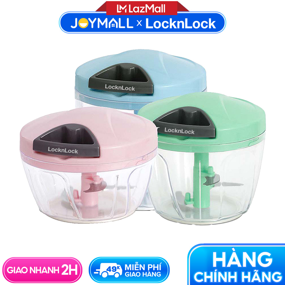  Dụng cụ xay tỏi ớt LocknLock mini CKS308 CKS309 CKS310 - Hàng chính hãng lưỡi xay bén kéo tay đơn giản dễ vệ sinh - JoyMall 