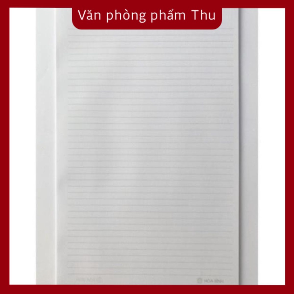 Giấy kẻ ngang 2 mặt - giấy manh