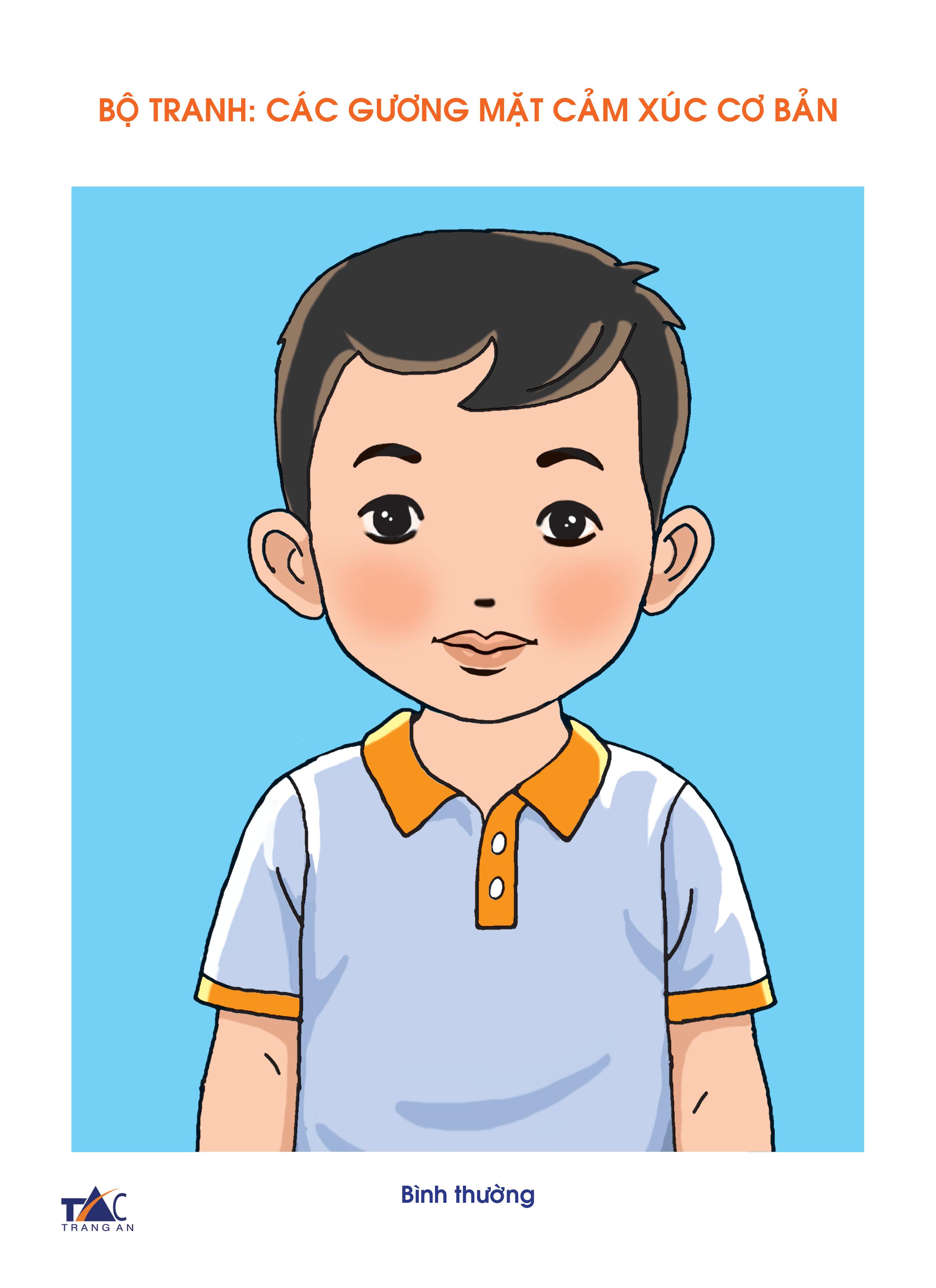Bộ tranh: Các gương mặt cảm xúc cơ bản